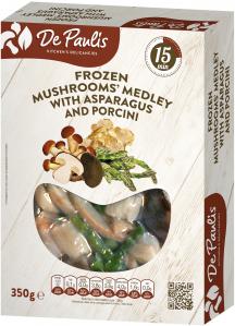 Mushrooms Medley with Porcini and Asparagus